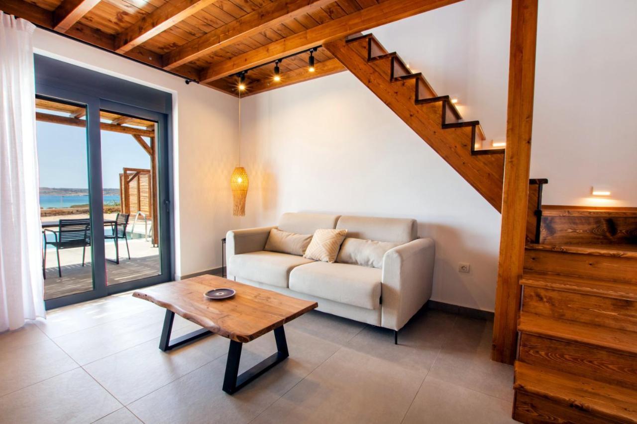 Cato Agro 3, Seafront Villa With Private Pool Afiartis Buitenkant foto